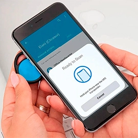 Llavero de proximidad con tecnología NFC. Comparte tu contacto de manera rápida y eficiente. Visita nuestra web www.ekardz.com