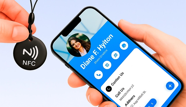 Llavero NFC contactless Llévalo siempre contigo y comparte tu perfil digital desde tus llaves o bolso. Resistente, práctico y tan funcional como una tarjeta. Ideal para uso diario sin perder estilo ni comodidad.